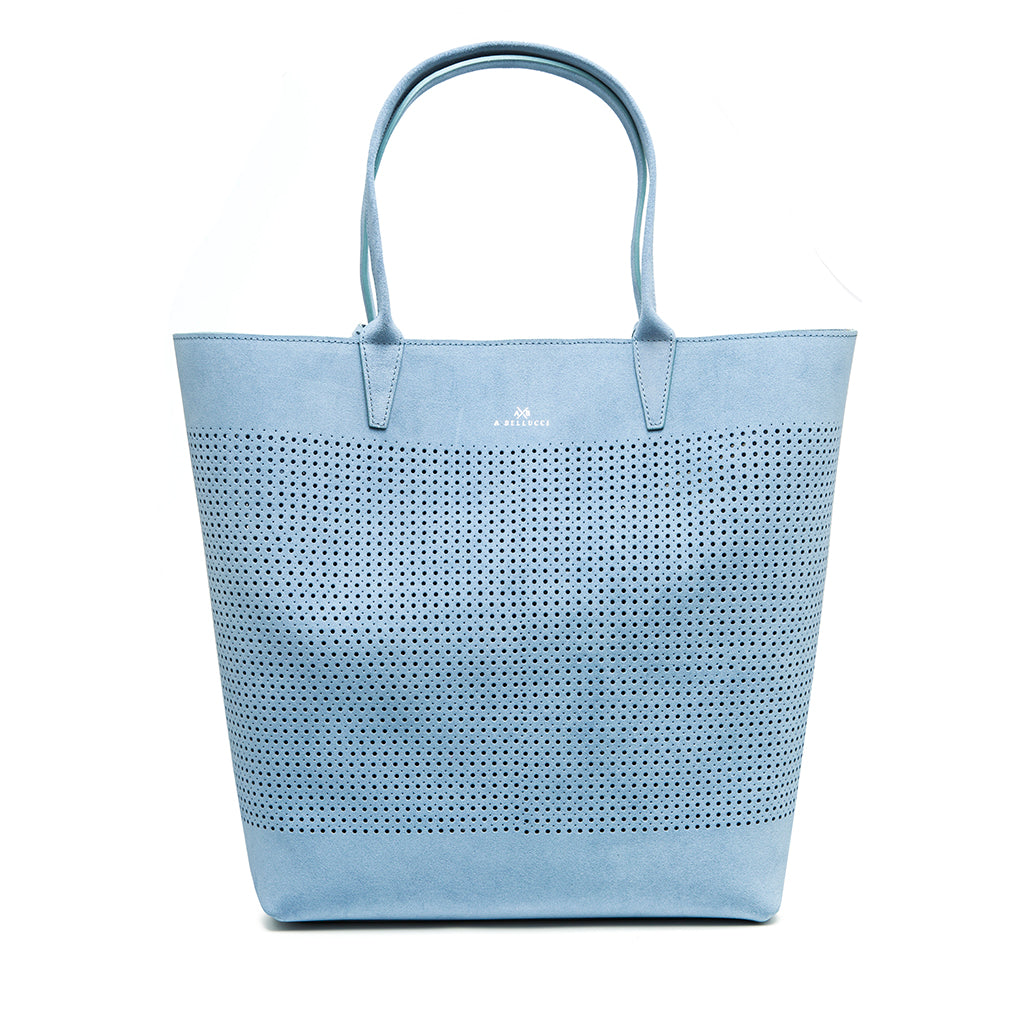 Borsa Tote Cecile in Camoscio Traforato