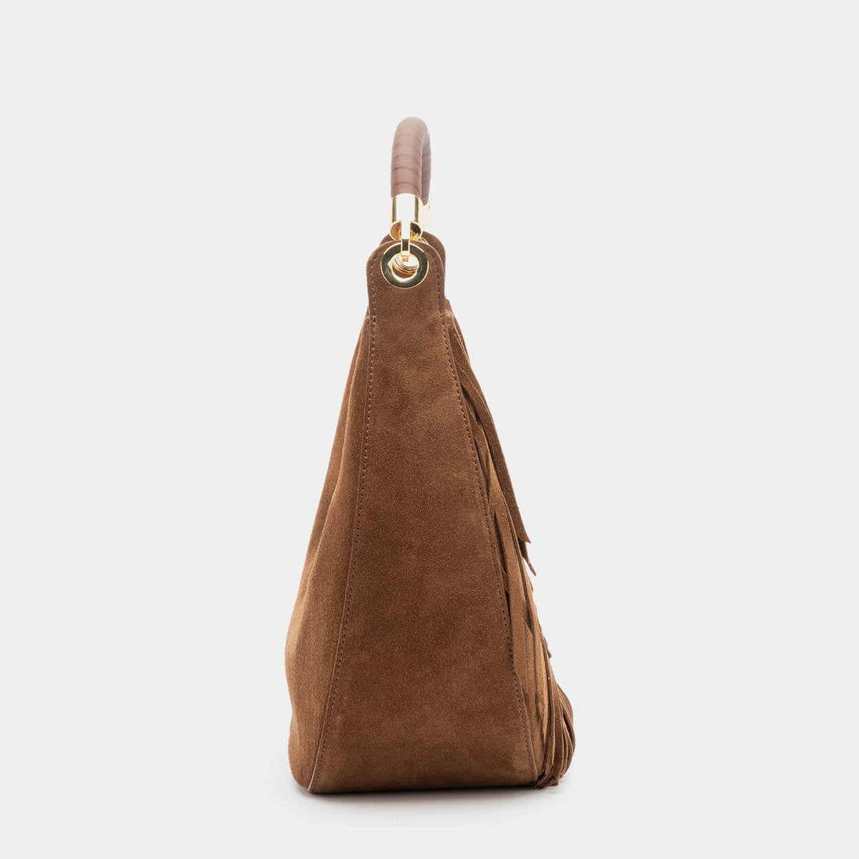 BORSA HOBO MARIENNE – SUEDE CON FRANGE