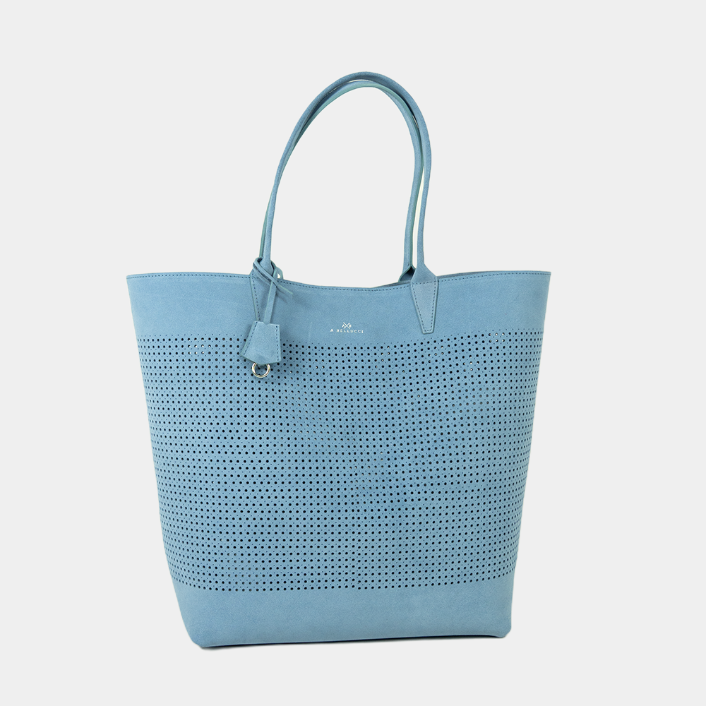 Borsa Tote Cecile in Camoscio Traforato