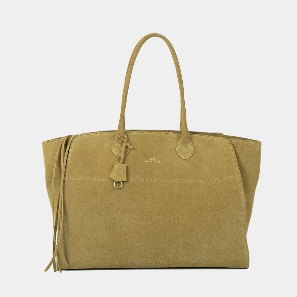Borsa Tote Louren XL in Camoscio