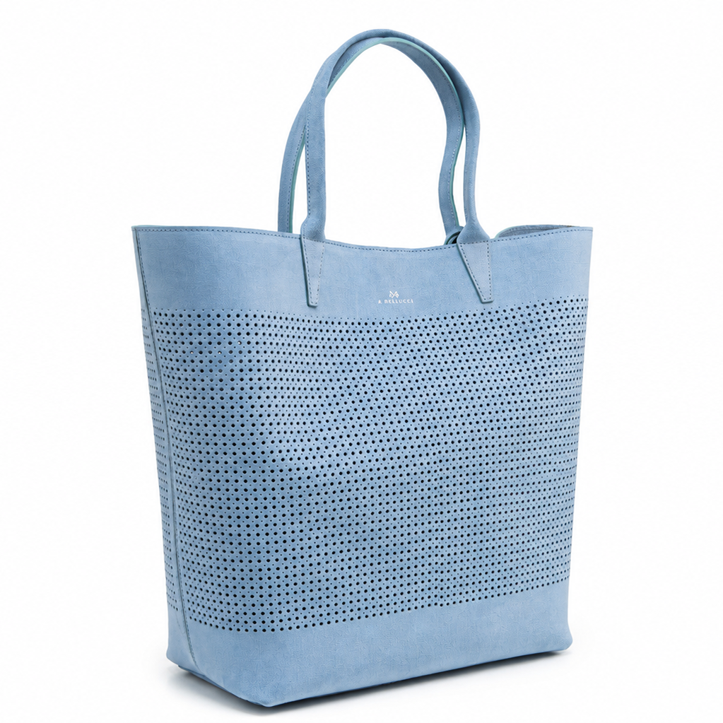 Borsa Tote Cecile in Camoscio Traforato