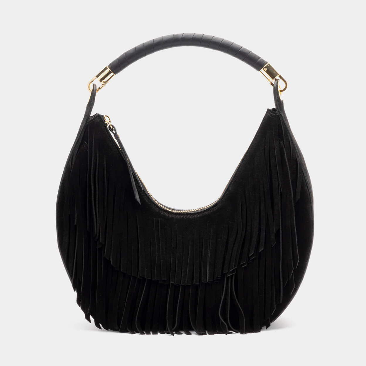 BORSA HOBO MARIENNE – SUEDE CON FRANGE