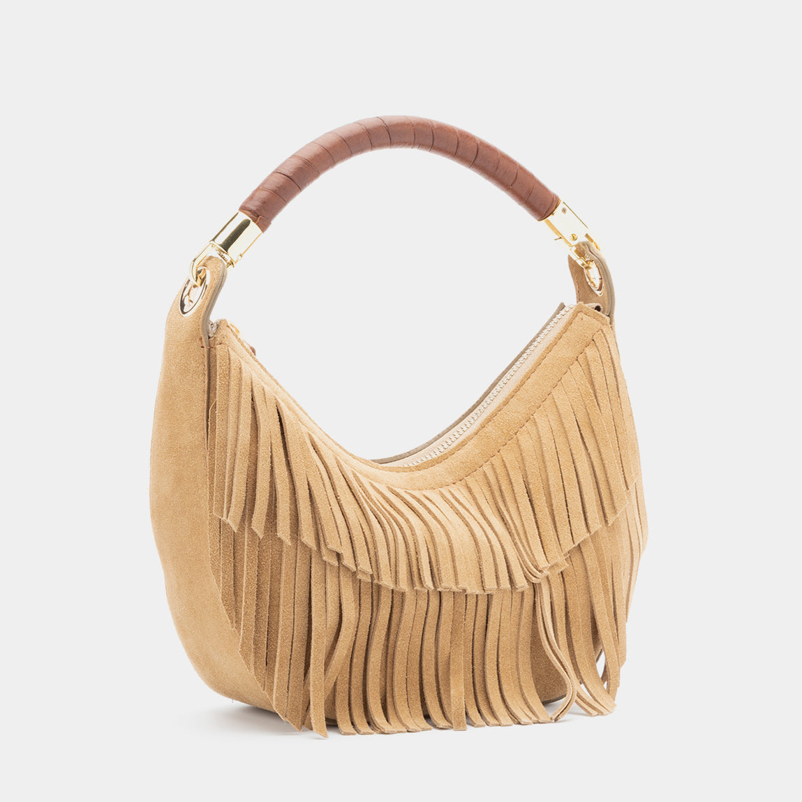 HOBO MARIENNE MINI– SUEDE CON FRANGE