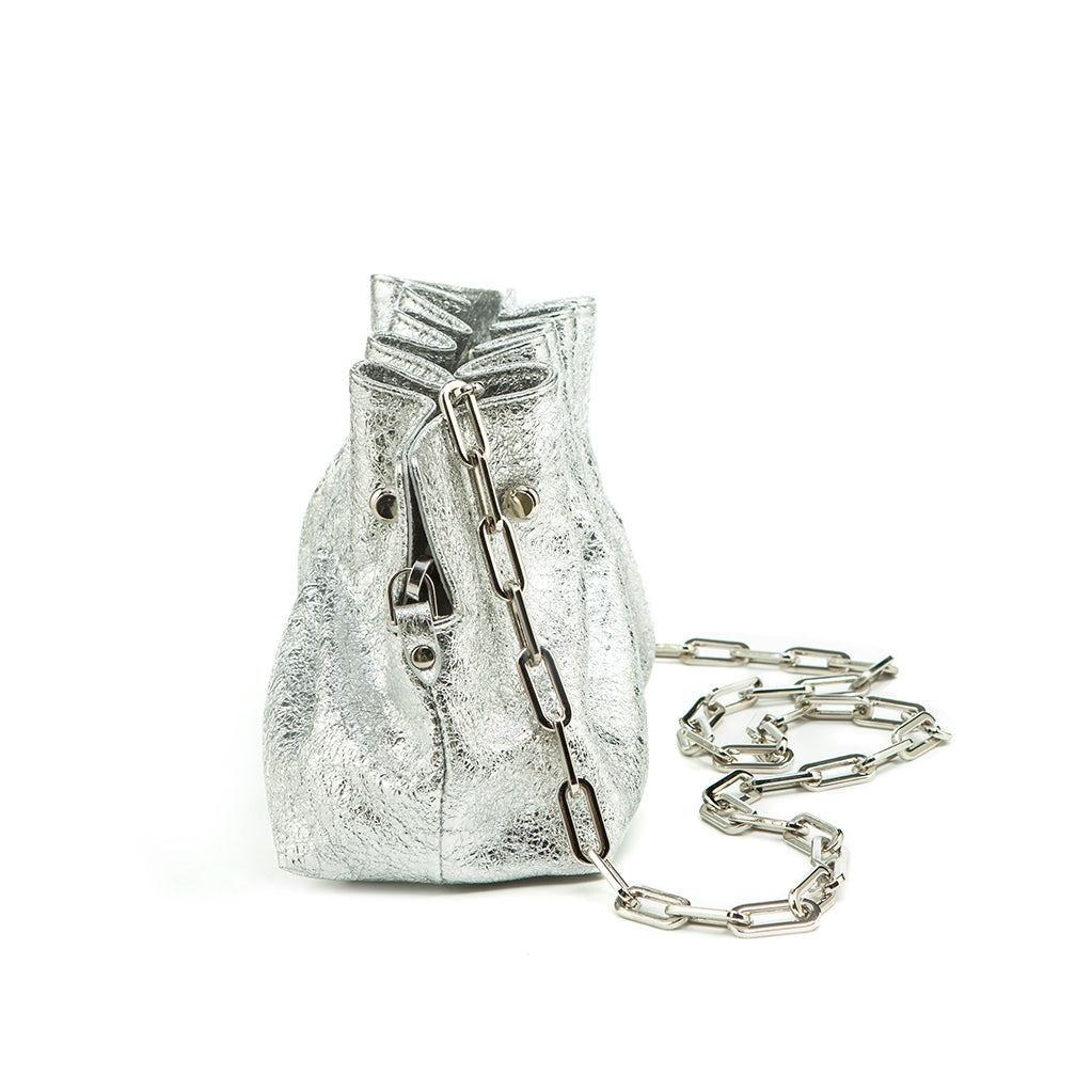 Pochette Fabiane in Nappa Laminata