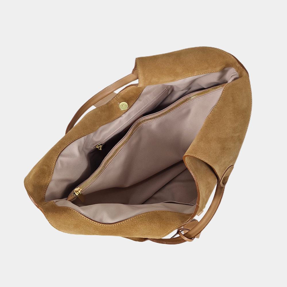 Tote Bag Michelle in Camoscio e Vitello