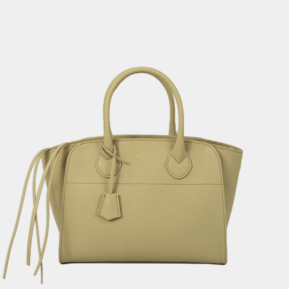 Borsa Tote Louren Media in Vitello Dollaro