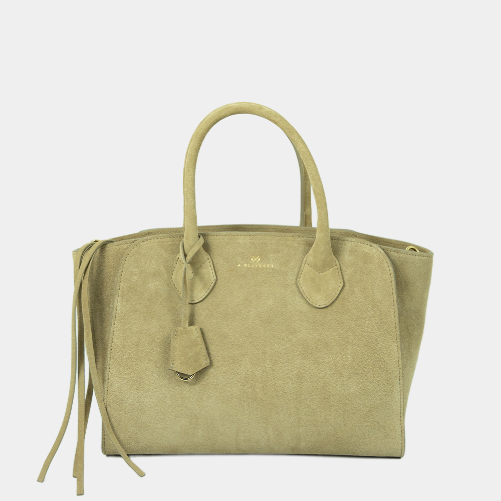 Borsa Tote Louren Media in Camoscio