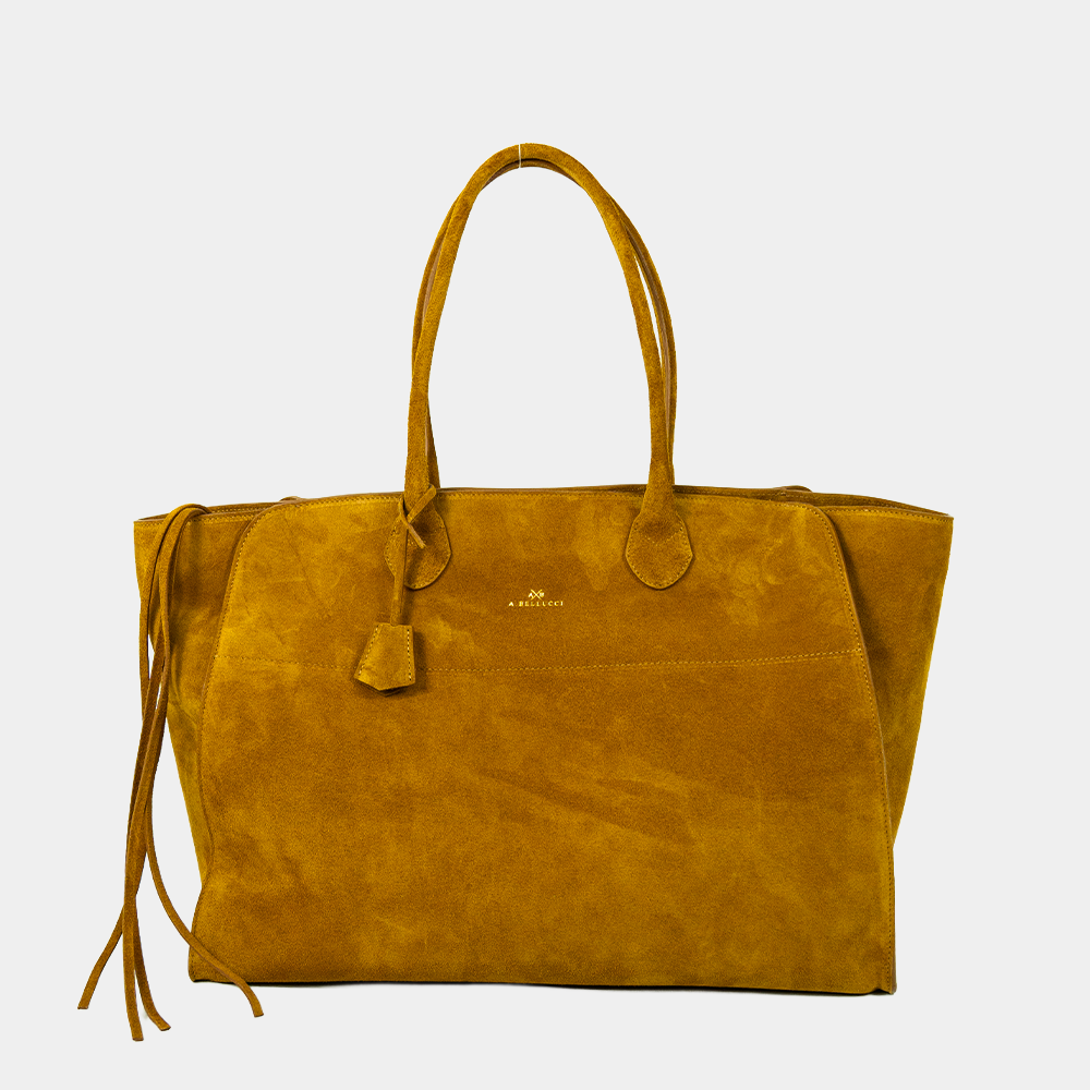 Borsa Tote Louren XL in Camoscio
