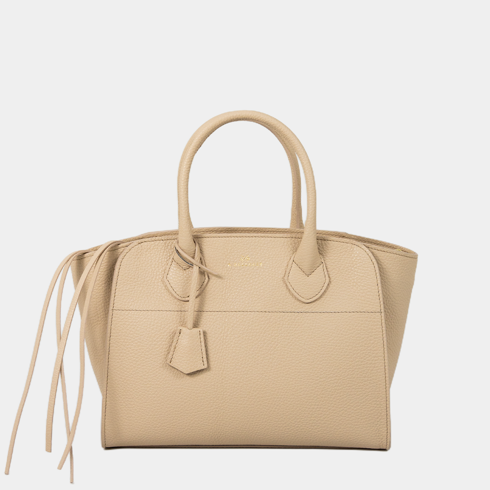 Borsa Tote Louren Media in Vitello Dollaro
